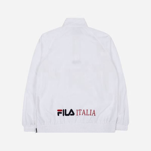 Jaquetas Fila Homem Branco - Fila Crema En Portugal,CYJT-31085